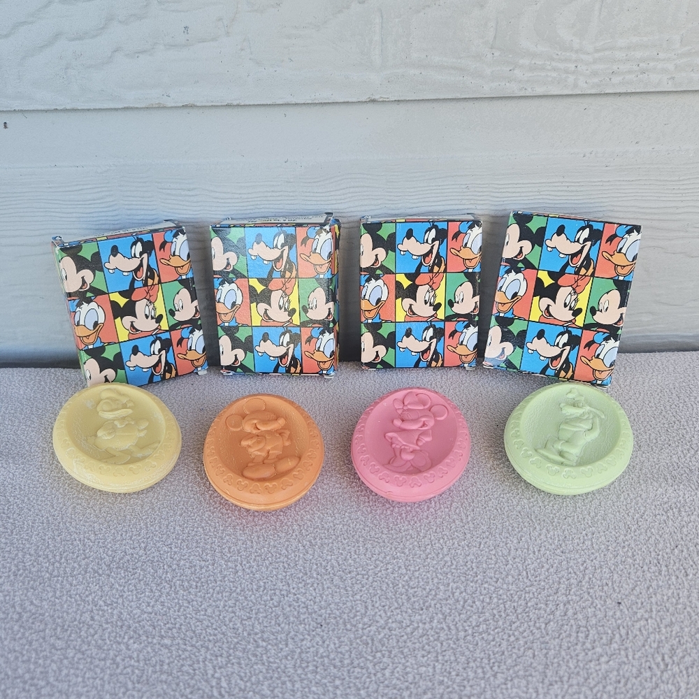 VTG Avon Disney Kids Soap Mickey Mouse Minnie Mouse Donald Duck Goofy 1996